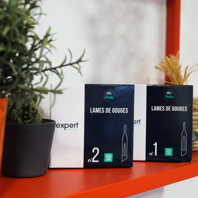 100 Lames de gouges stériles - Expert by My Podologie Expert 