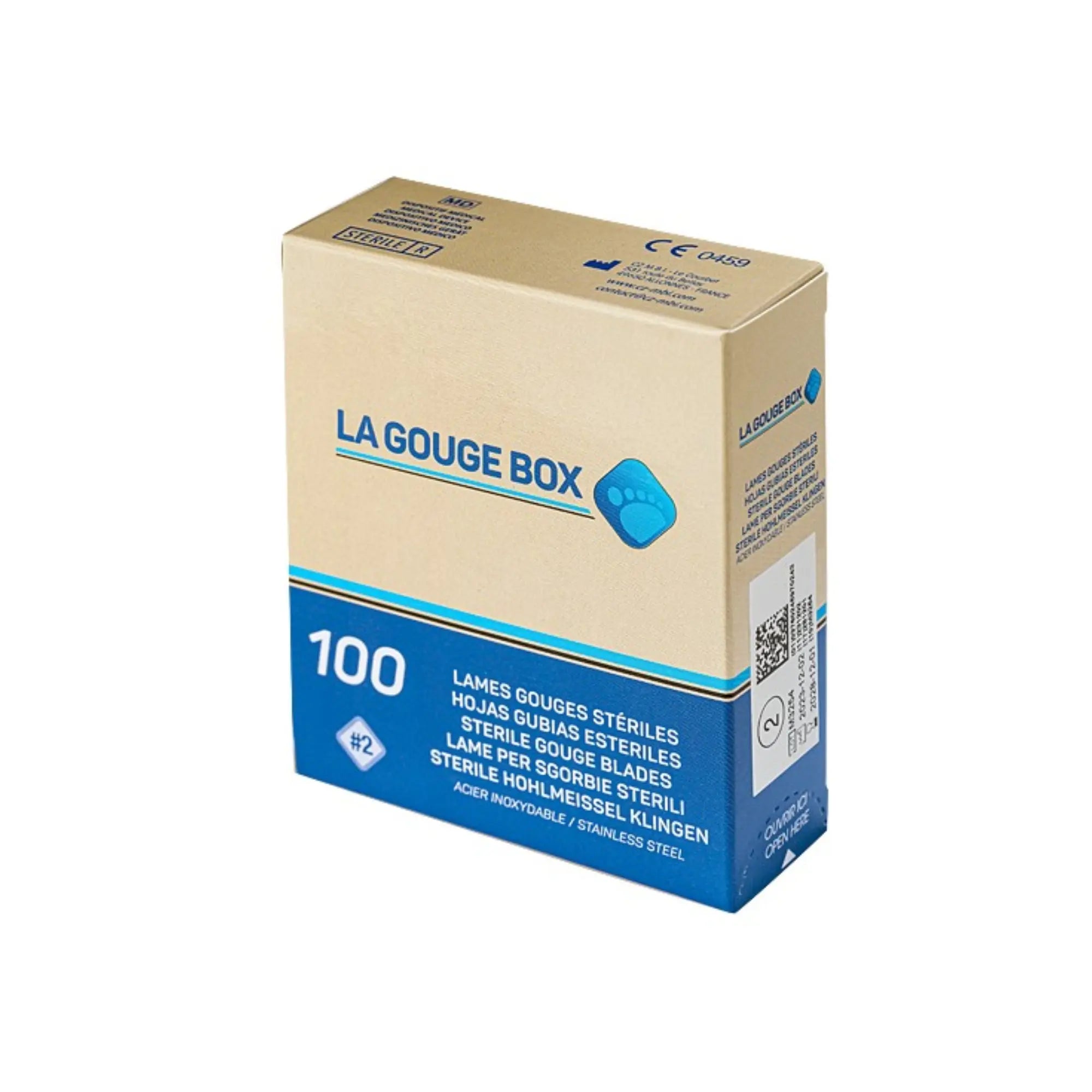100 lame per sgorbia sterili - La Gouge Box Coblentz Medical 