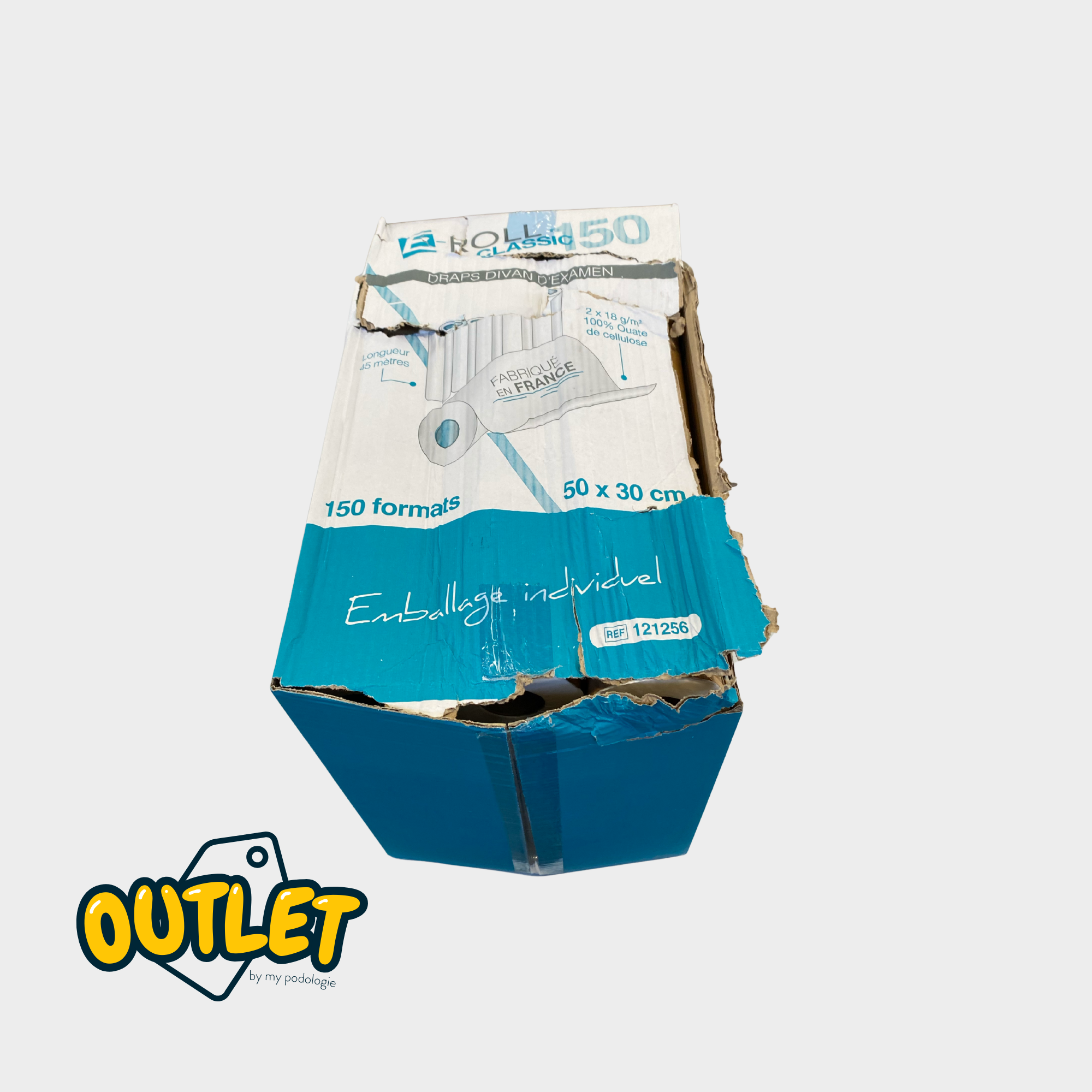 12 rotoli Fogli da esame bianchi lisci - 150 formati - 50 x 35 cm // Spazio libero 