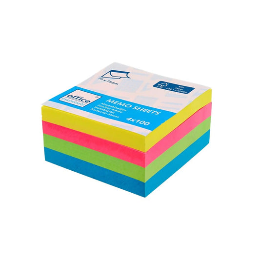 4 x 100 fogli Post-it multicolori - Office Essentials