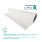 6 Rollen Große, glatte, weiße Untersuchungsbögen – 142 Größen – 60 x 38 cm