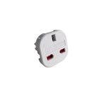 Adapter – UK-zu-Europa-Netzstecker – Grau