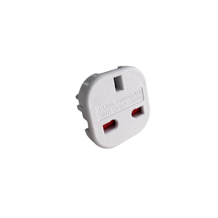 Adaptateur - Prise Alimentation UK vers Europe - Gris My Podologie 