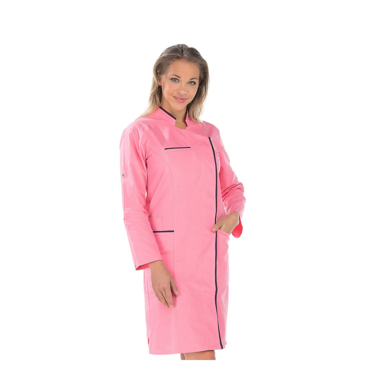 Adeline – Lange Bluse – Wandelbare lange Ärmel – Damen – 100 cm Meine Bluse  Twill-Coral-Iris-T6-XXXL