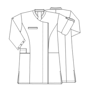 Adeline - Lange Bluse - Wandelbare lange Ärmel - Damen - 100 cm Meine Bluse 