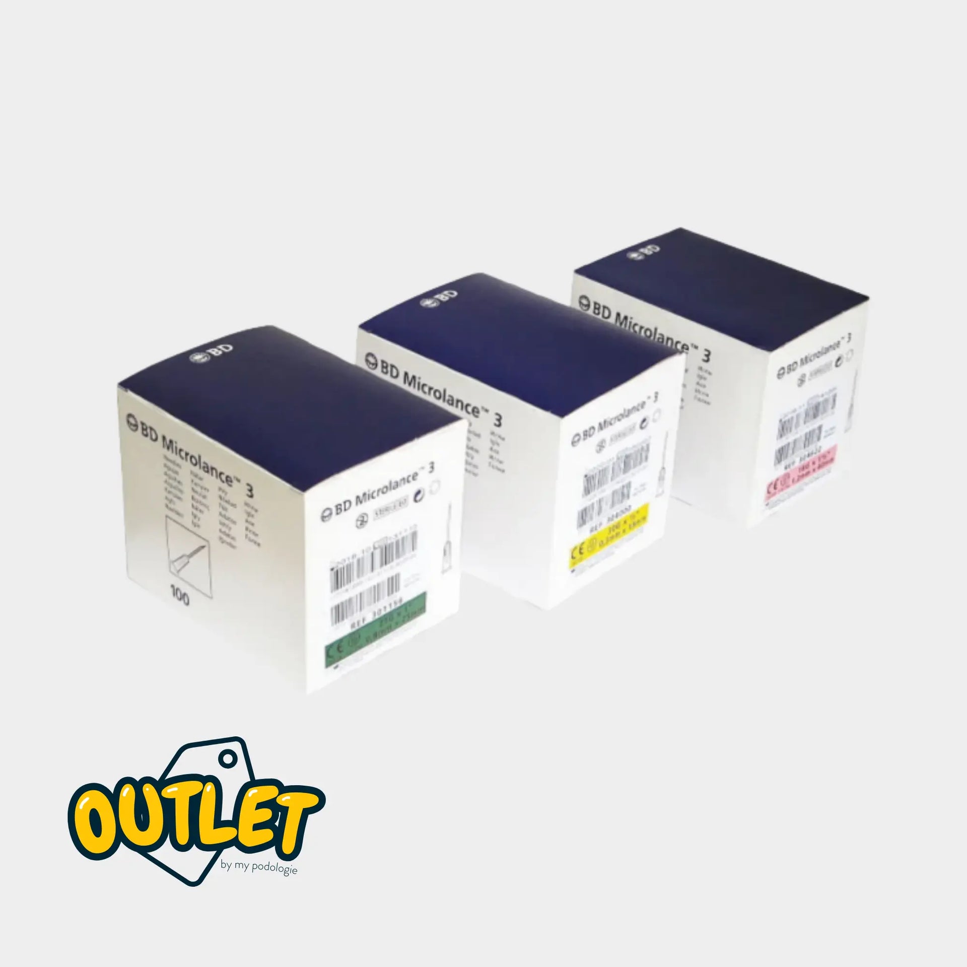 MICROLANCE 3 Nadel – Box mit 100 Stück – Mehrere Größen – BD // BD-Räumungsverkauf 