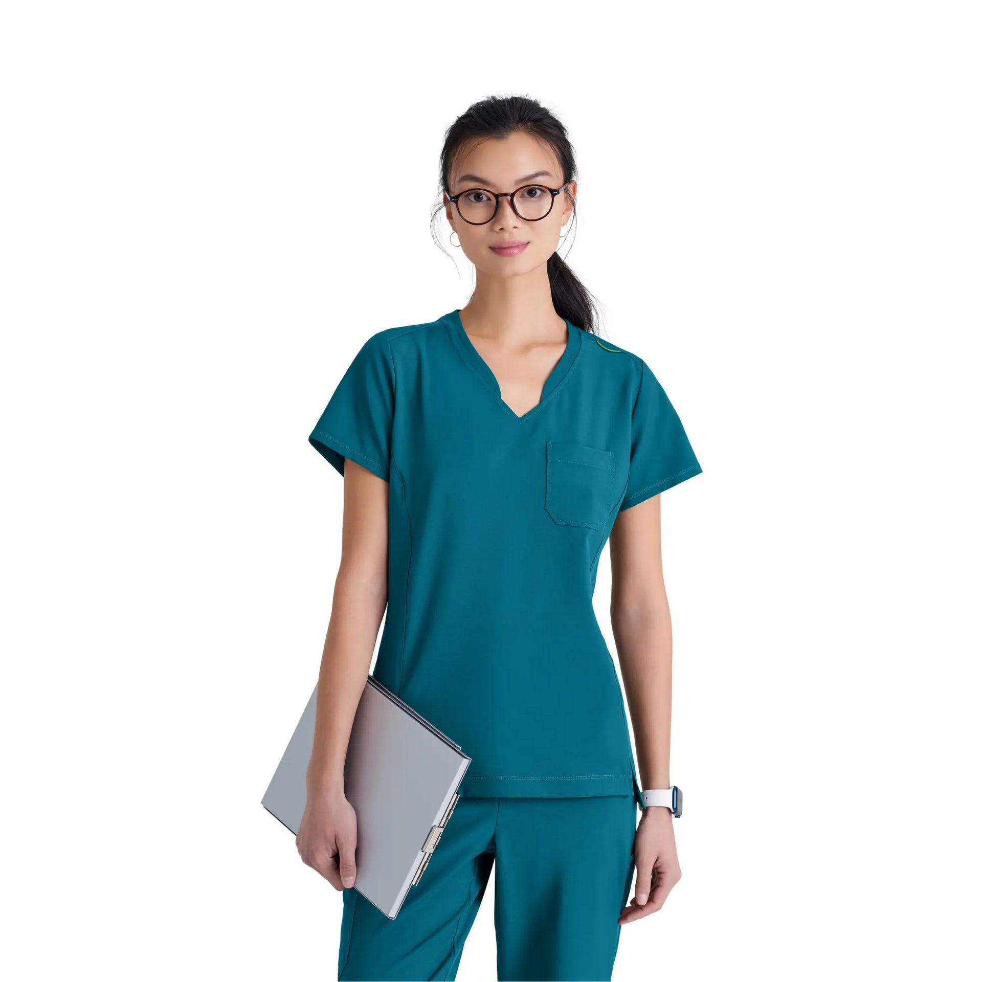 Alba - Tunica con scollo a V - Donna - Grey's Anatomy Evolve Grey's Anatomy Bahamas Blue / XL