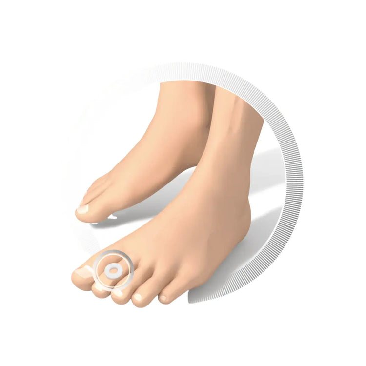 Anneaux en feutre extensibles et auto-adhésifs - Forme ronde - 3 mm / Ø 19 mm - 12 ou 60 pièces - Soulage la pression - Ruck Ruck 