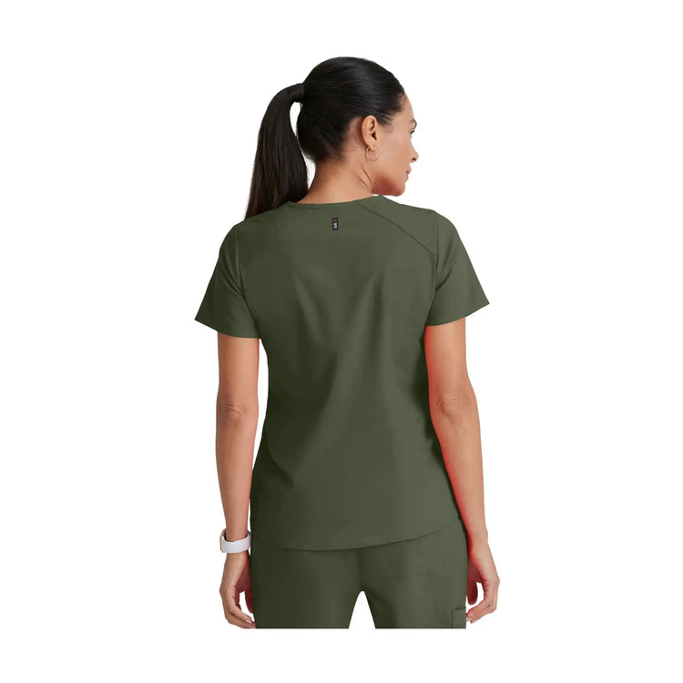 Aura - Tunica con scollo a V - Donna - Grey's Anatomy Stretch Grey's Anatomy 