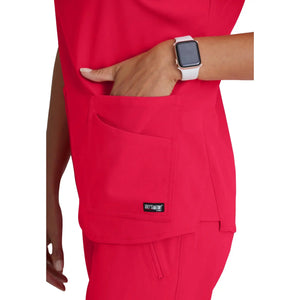 Aura - Tunica con scollo a V - Donna - Grey's Anatomy Stretch Grey's Anatomy 