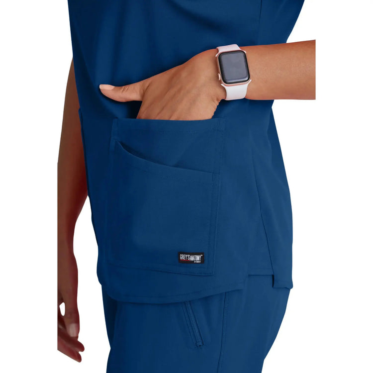 Aura - Tunica con scollo a V - Donna - Grey's Anatomy Stretch Grey's Anatomy 