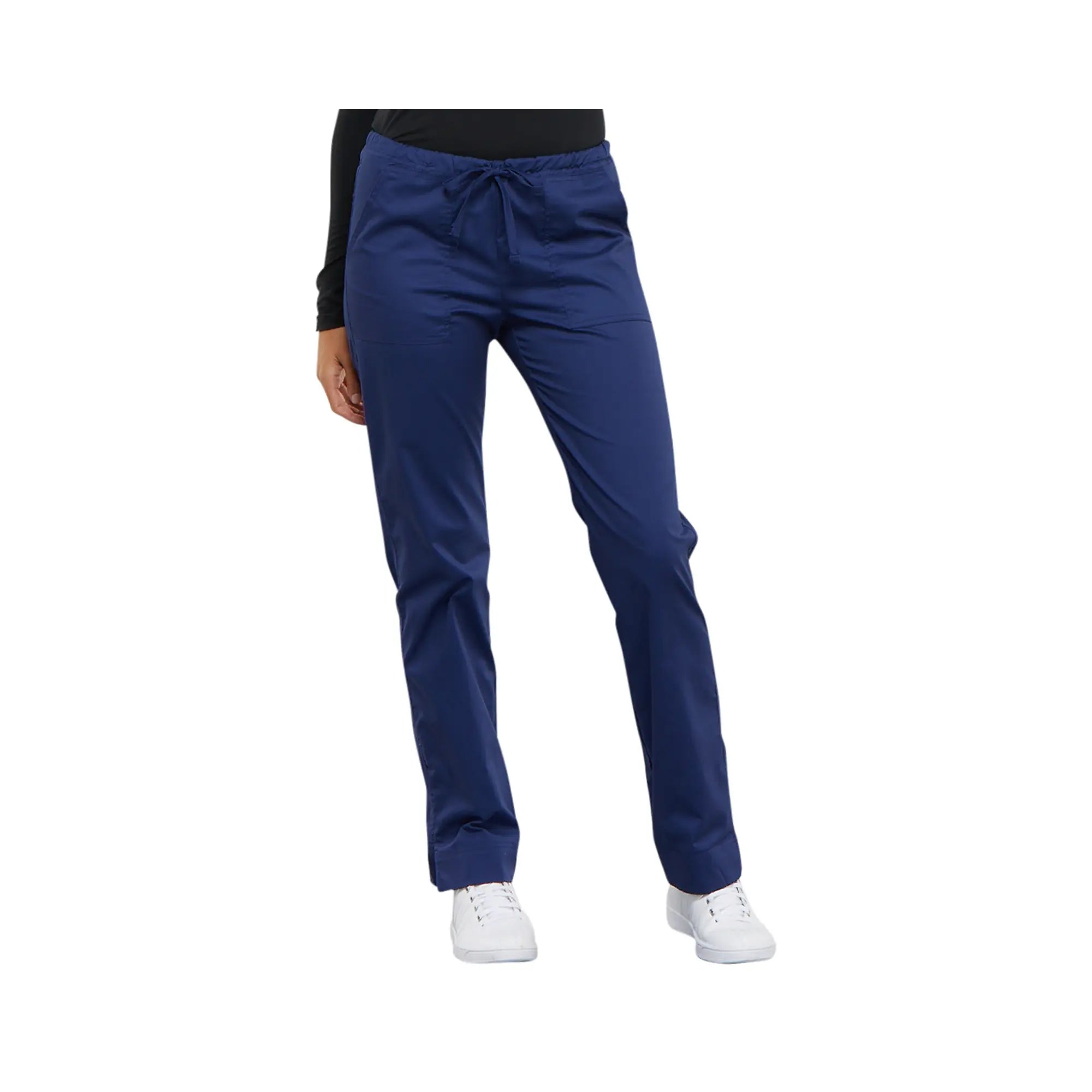 Avignon - Pantalon Slim cordon de serrage - Femme - Cherokee Cherokee Authentic Workwear  Bleu-Marine-XXXL