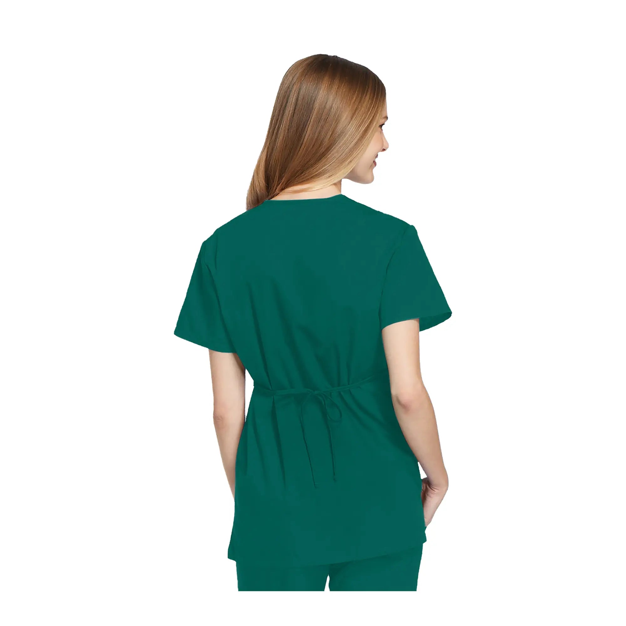 Bayonne – Medizinische Tunika – Wickeleffekt – Kurzarm – Damen – 72 cm – Cherokee Cherokee Authentic Workwear 