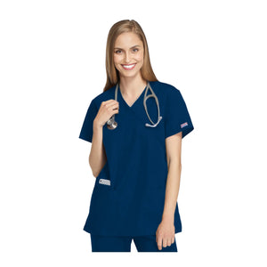 Bayonne – Medizinische Tunika – Wickeleffekt – Kurzarm – Damen – 72 cm – Cherokee Cherokee Authentic Workwear 