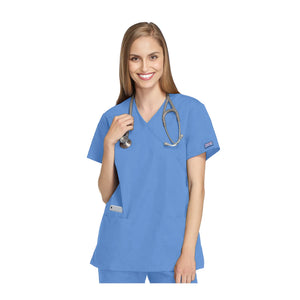 Bayonne – Medizinische Tunika – Wickeleffekt – Kurzarm – Damen – 72 cm – Cherokee Cherokee Authentic Workwear 