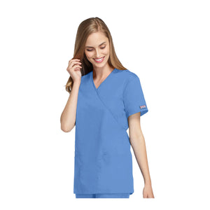 Bayonne – Medizinische Tunika – Wickeleffekt – Kurzarm – Damen – 72 cm – Cherokee Cherokee Authentic Workwear 