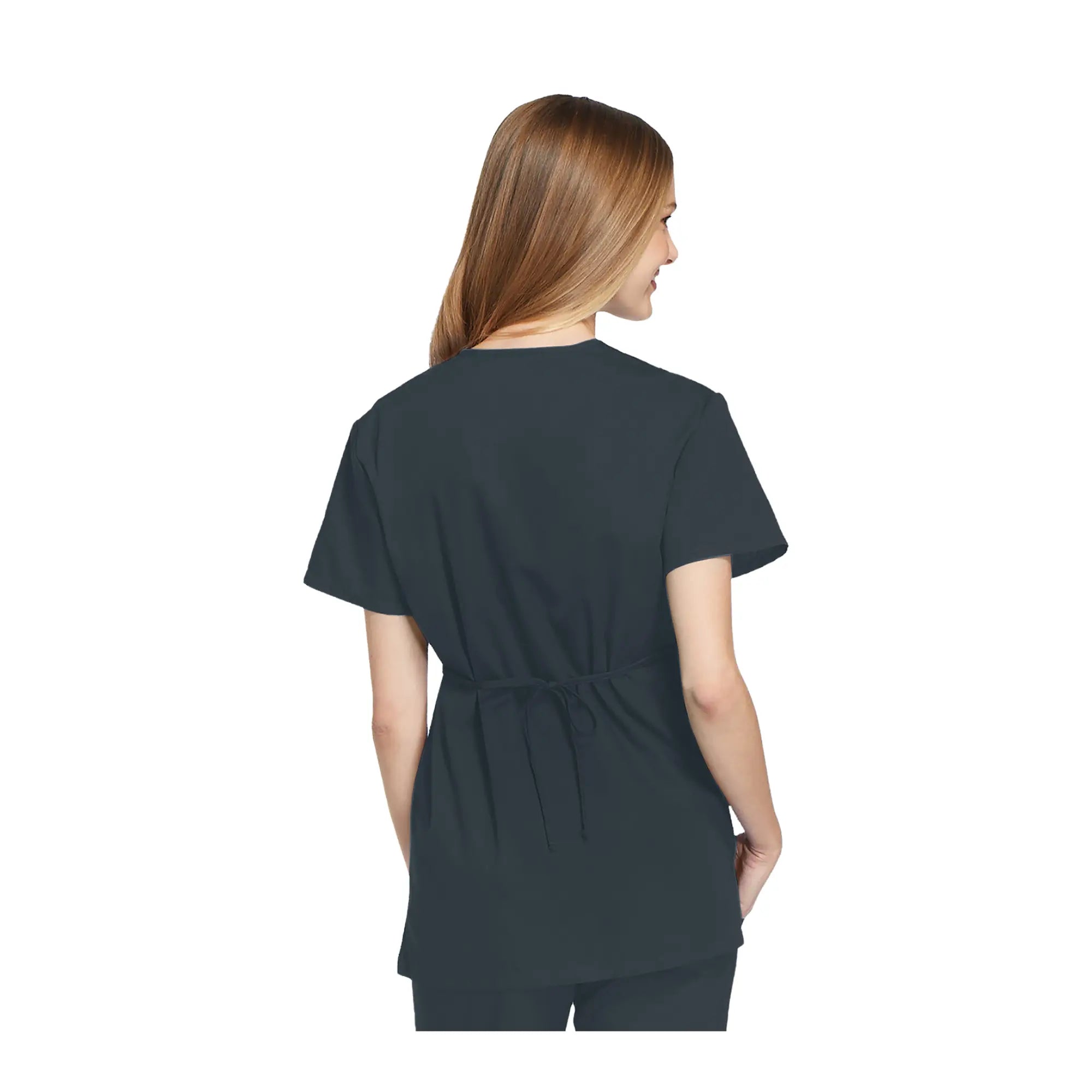 Bayonne – Medizinische Tunika – Wickeleffekt – Kurzarm – Damen – 72 cm – Cherokee Cherokee Authentic Workwear 