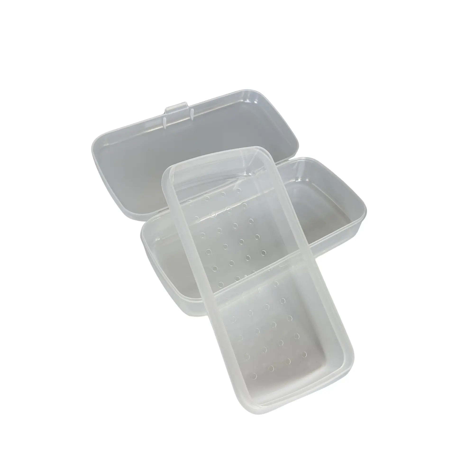 Boite de Rangement Transparente - Fraise - Peut contenir 44 fraises My Podologie 