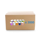 Schachtel mit 3000 20-cl-Pappbechern – 10 Farben zur Auswahl – Medi Stock