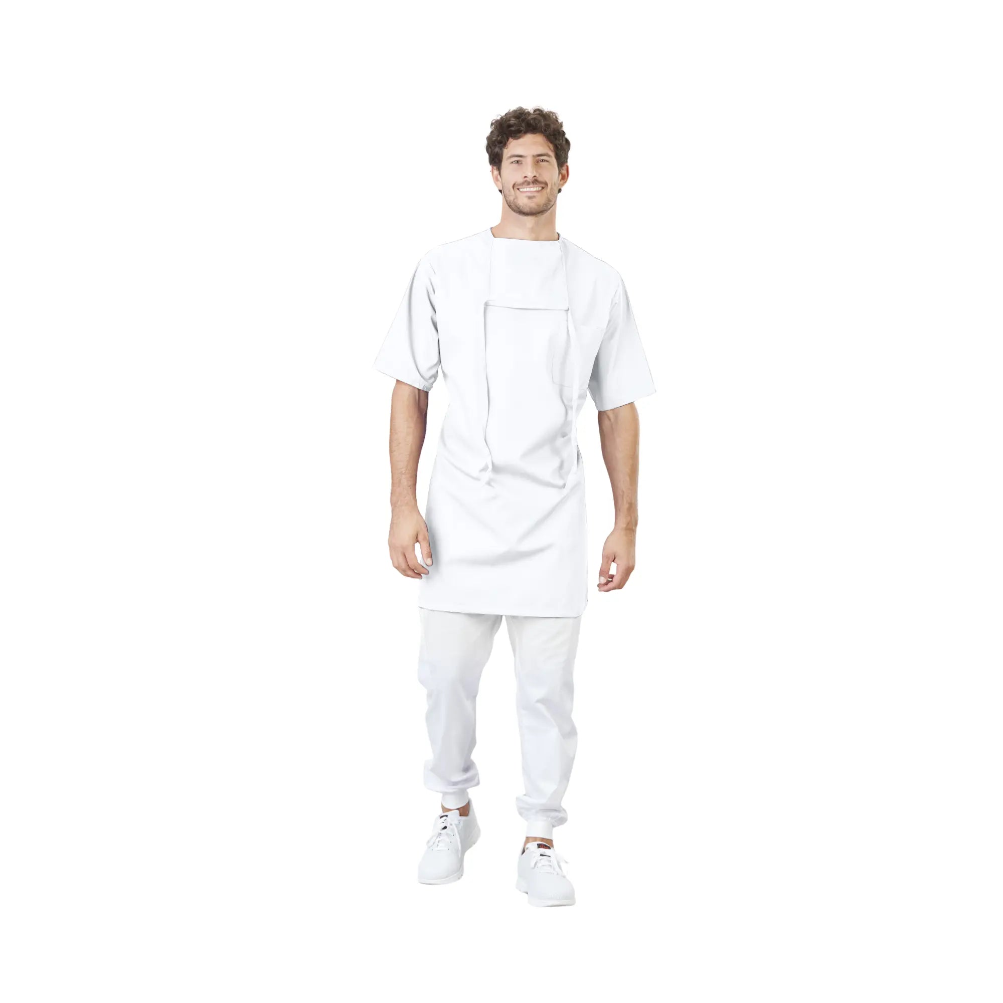 Gemischter medizinischer OP-Kittel – kurze Ärmel – Phirejo Phirejo 