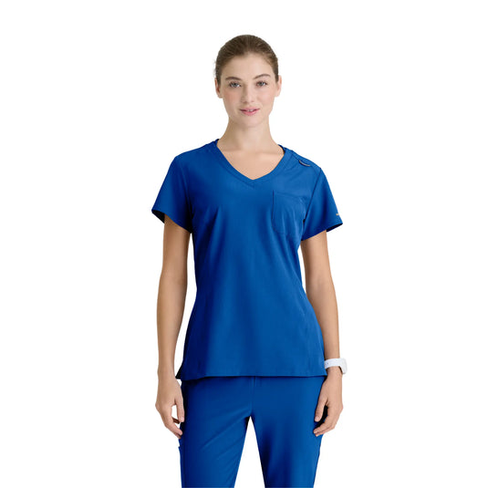 Dignity - Tunica con scollo a V - Donna - Skechers SKECHERS  Blu reale / XL