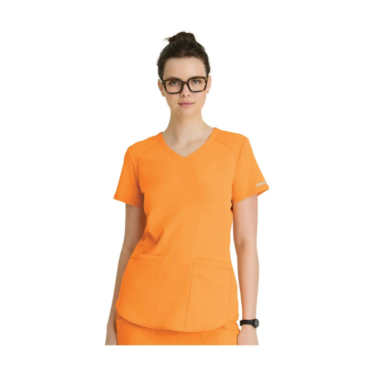 Elva - Tunica con scollo a V - Donna - Skechers SKECHERS  Arancione / XL