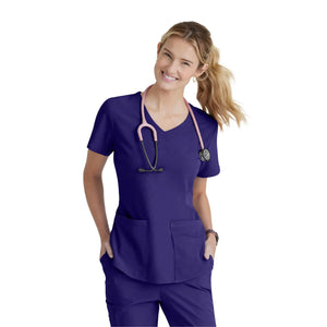 Elva - Tunica con scollo a V - Donna - Skechers SKECHERS Uva / XL
