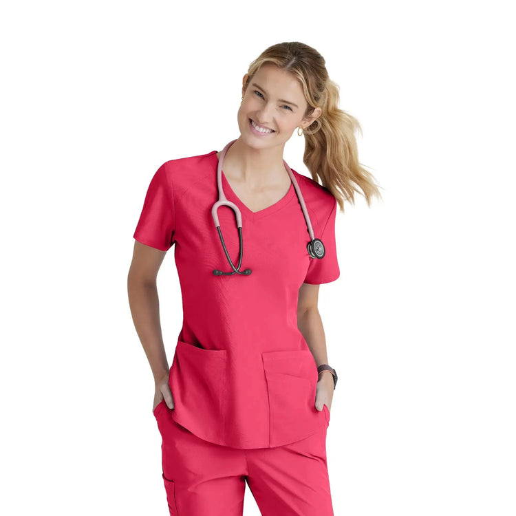 Elva - Tunica con scollo a V - Donna - Skechers SKECHERS  Rosa / XL