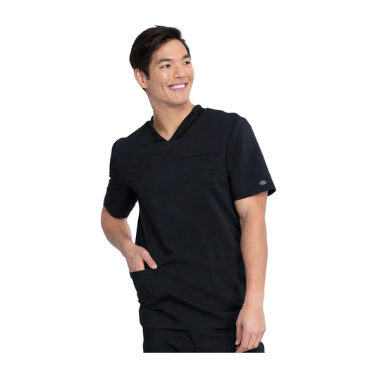 Espelette – Tunika mit V-Ausschnitt – kurze Ärmel – Herren – Dickies Dickies  Schwarz-3XL