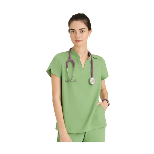 Flora - Tunica con colletto fasciato - Donna - Grey's Anatomy Stretch GREYS ANATOMY STRETCH
