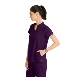 Flora - Tunique col à bande - Femme - Grey’s Anatomy Stretch GREYS ANATOMY STRETCH