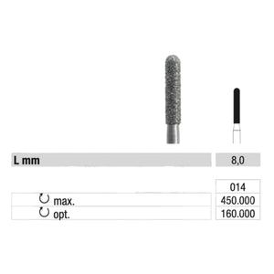 Fraise 881 Diamant - Lissage des callosités et des ongles - 1,4 mm