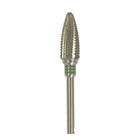 Fresa E5275 Forma ovoidale in carburo di tungsteno - Abrasione chiodi spessi e onicogrifosi - Dentatura elicoidale standard -