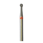 Fresa in carburo di tungsteno E7120 - Abrasione e finitura fine delle unghie - Dente a croce fine - Forma sferica - 2,3 mm