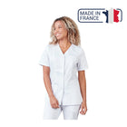 Gaia - Blusa a maniche corte - Scollo a V - Donna - 70 cm - Phirejo