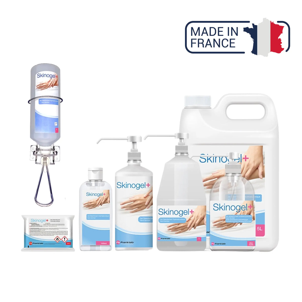 Gel désinfectant hydroalcoolique - Skinogel+ Skinogel+ 
