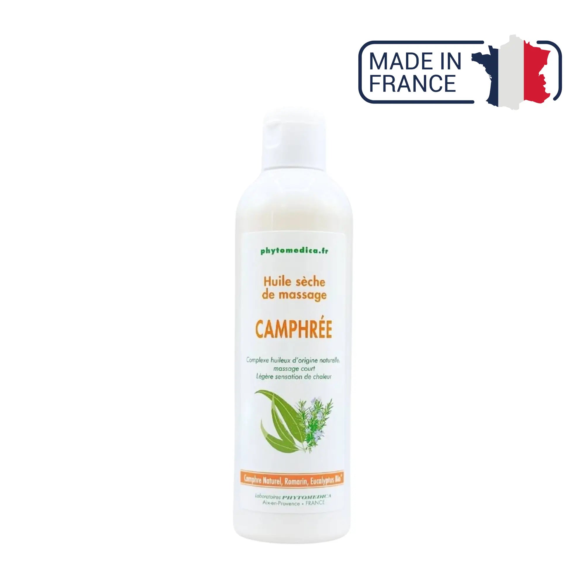 Olio da massaggio secco - Canfora - due capacità - Phytomeda Laboratoires Phytomedica 