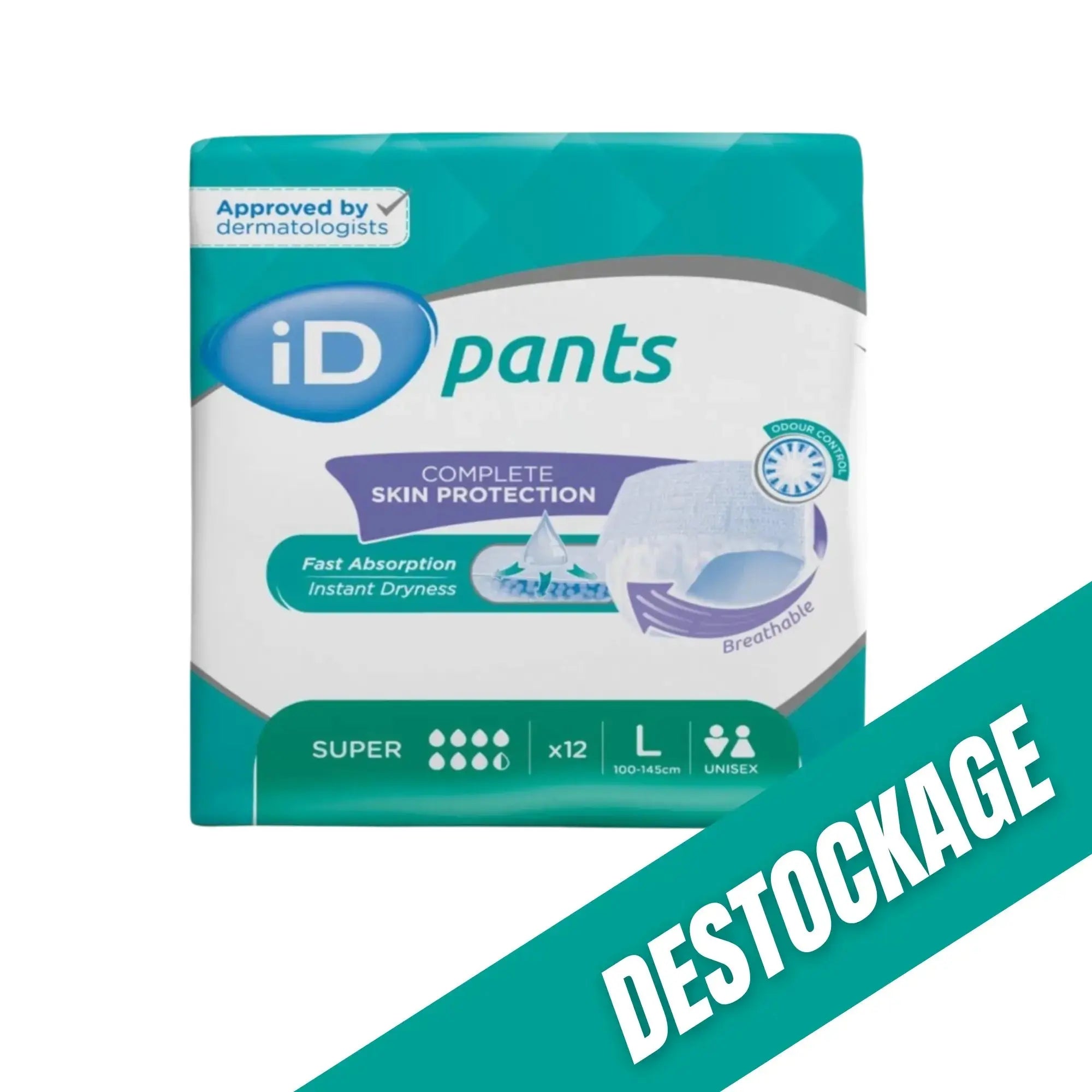 ID Pants - Slip Absorbants - Tailles & Absorptions Variées // Destockage - My Médical