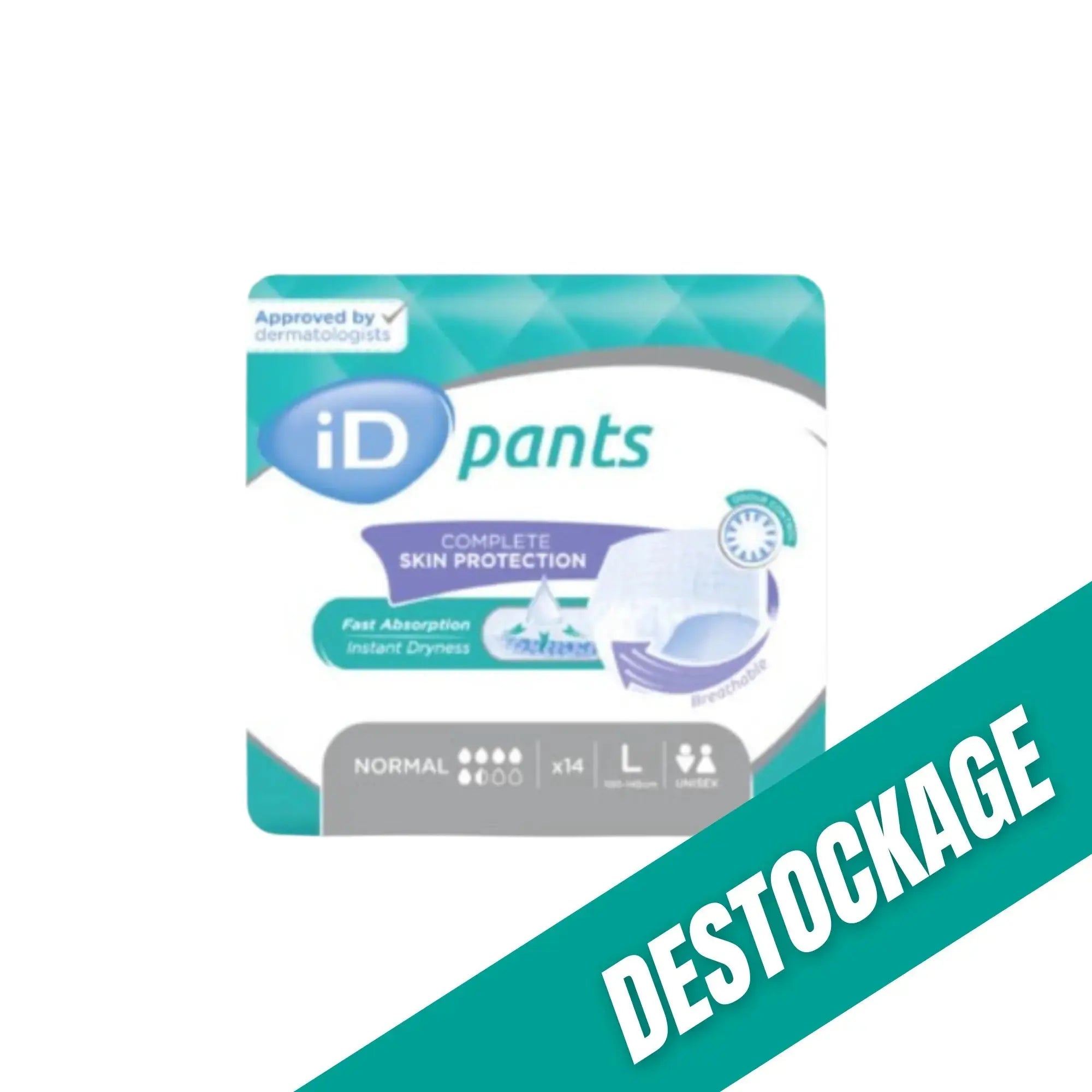 ID Pants - Slip Absorbants - Tailles & Absorptions Variées // Destockage - My Médical
