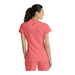 Kristi – Hochgeschlossene Tunika mit Reißverschluss – Damen – Grey’s Anatomy Stretch Grey’s Anatomy 