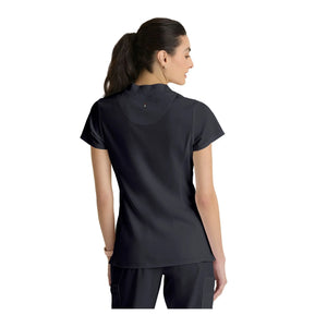Kristi – Hochgeschlossene Tunika mit Reißverschluss – Damen – Grey’s Anatomy Stretch Grey’s Anatomy 