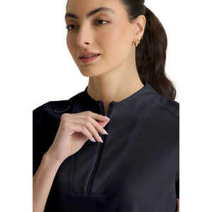 Kristi – Hochgeschlossene Tunika mit Reißverschluss – Damen – Grey’s Anatomy Stretch Grey’s Anatomy 