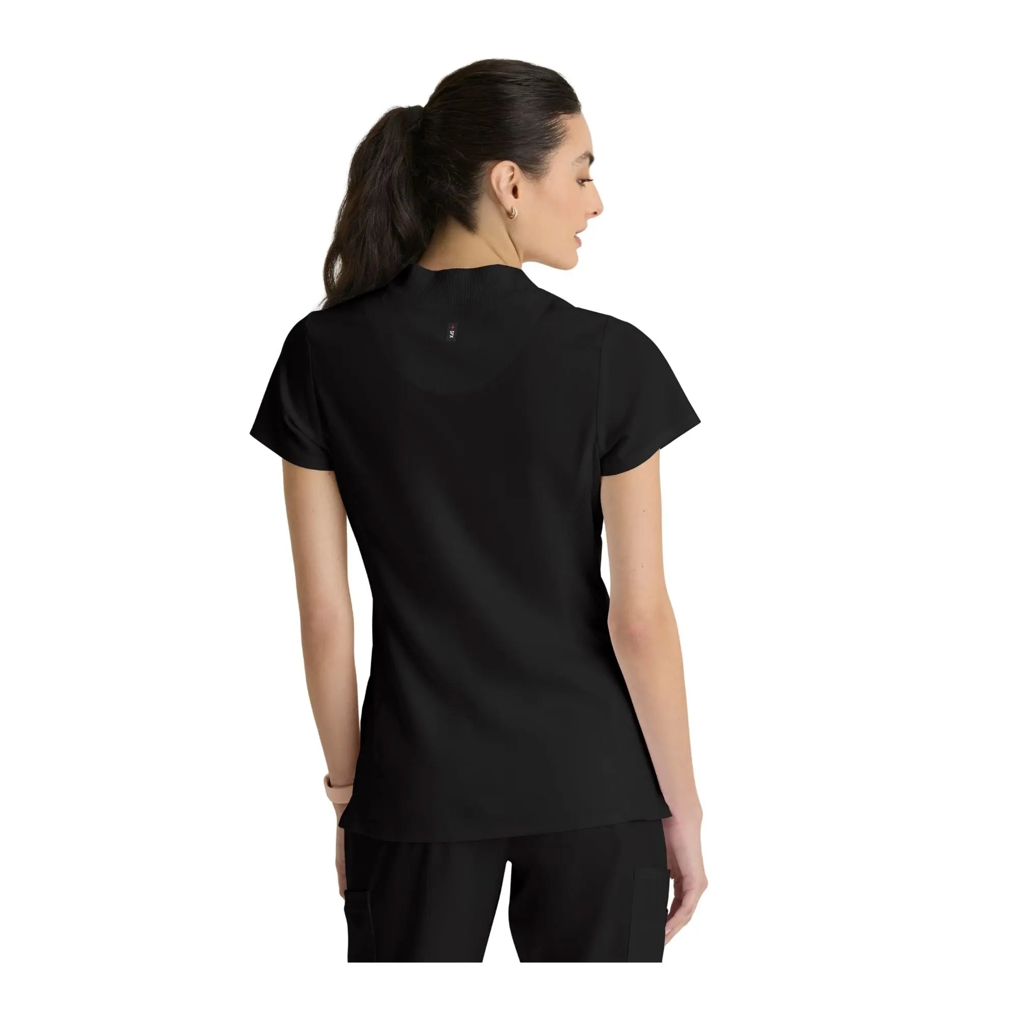 Kristi – Hochgeschlossene Tunika mit Reißverschluss – Damen – Grey’s Anatomy Stretch Grey’s Anatomy 