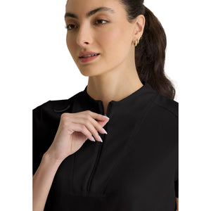 Kristi – Hochgeschlossene Tunika mit Reißverschluss – Damen – Grey’s Anatomy Stretch Grey’s Anatomy 