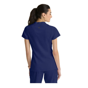 Kristi – Hochgeschlossene Tunika mit Reißverschluss – Damen – Grey’s Anatomy Stretch Grey’s Anatomy 