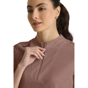Kristi – Hochgeschlossene Tunika mit Reißverschluss – Damen – Grey’s Anatomy Stretch Grey’s Anatomy 