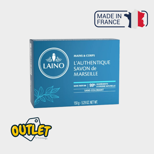 Die authentische Marseille-Seife 150 g - Laino // Veraltetes Datum Eona 