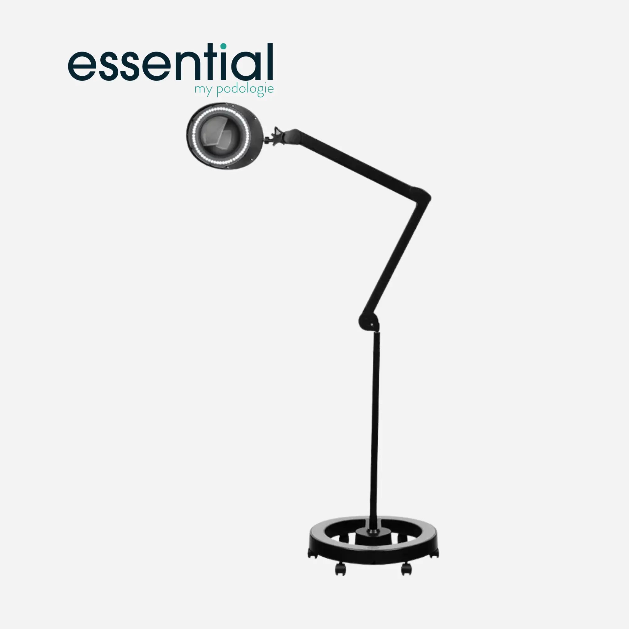 Lampe loupe Elegante 6025 avec trépied - Blanc ou noir - Essential by My Podologie Essential 