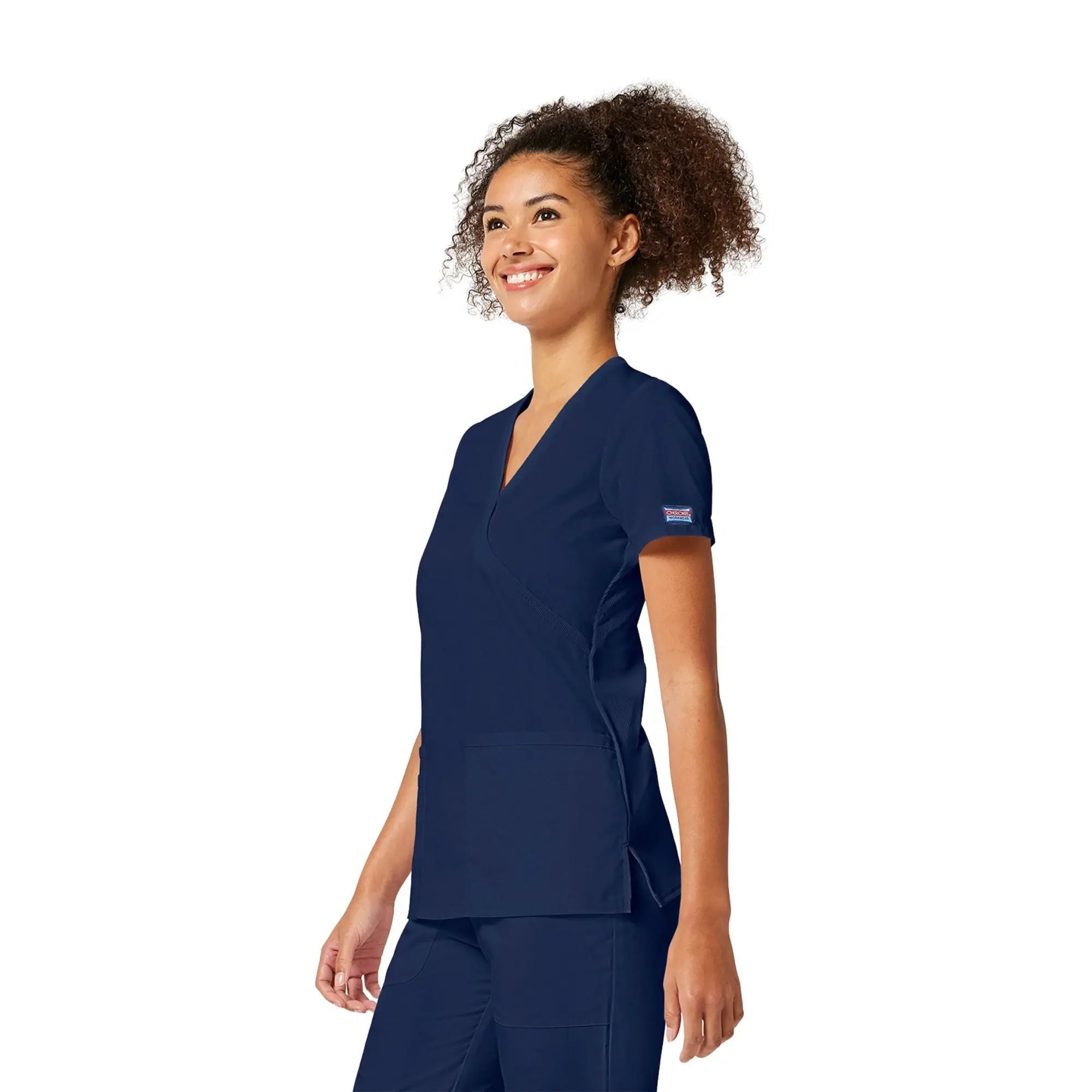 Limoges - Tunique médicale - Effet cache-coeur  - Manches courtes - Femme - Cherokee Cherokee Authentic Workwear 
