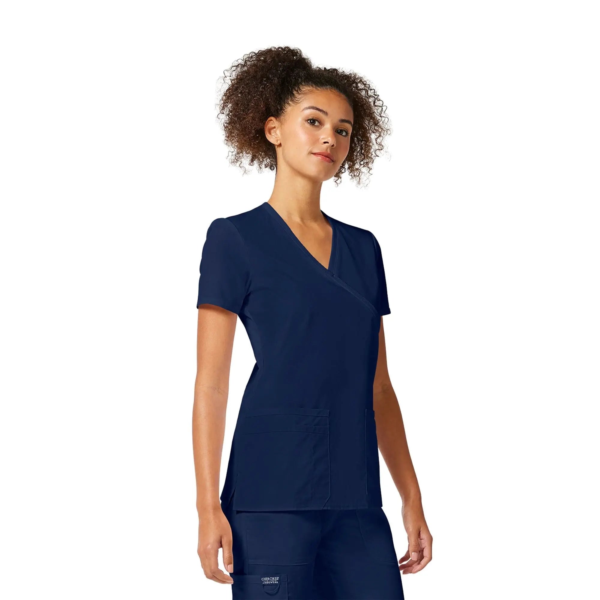 Limoges - Tunique médicale - Effet cache-coeur  - Manches courtes - Femme - Cherokee Cherokee Authentic Workwear 